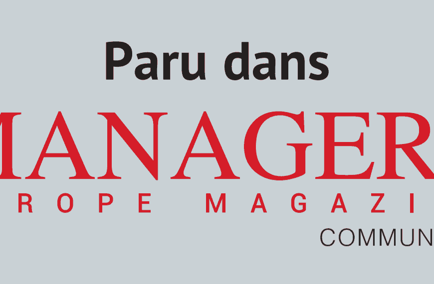 Interview with Laurent Dubernais, CEO of Synergee, in Managers Europe magazine